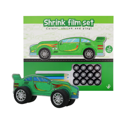 Shrink film set - race cars