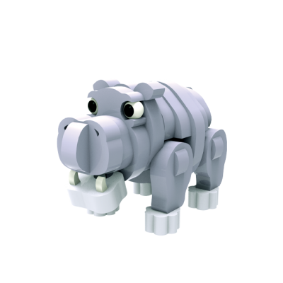 Foam Fun - Hippo
