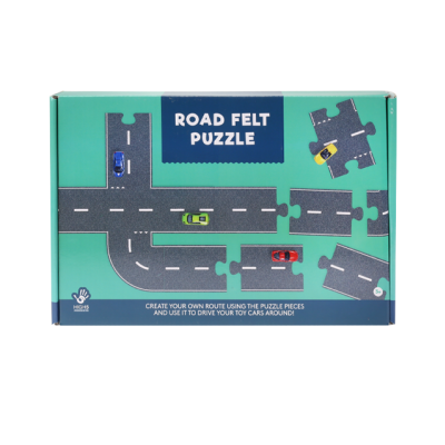 Felt road puzzle