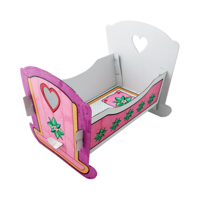 Colour your Cardboard - Dollbed