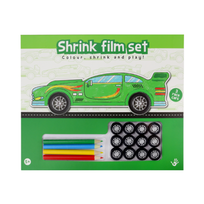 Shrink film set - race cars