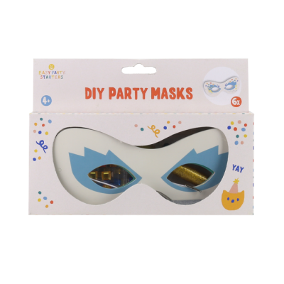 Easy party starters - DIY Party masks