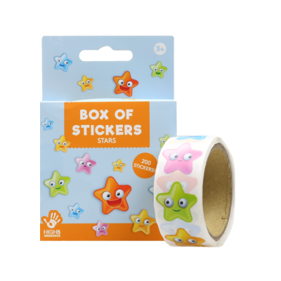 Box of stickers