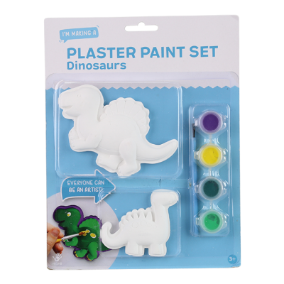 Plaster paint set Dino's