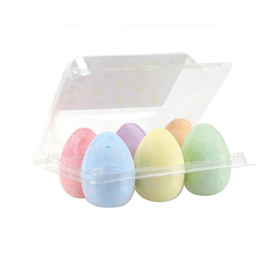 Easter chalk eggs