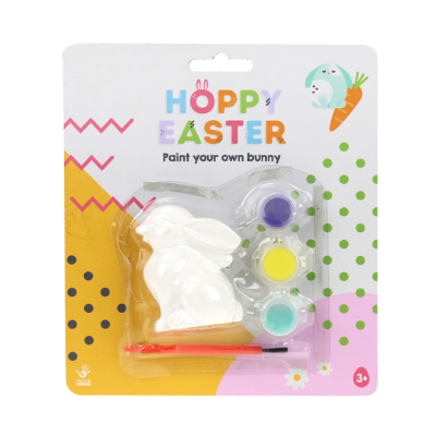 Paint your own plaster bunny