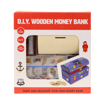 Wooden craft kits - Moneybank