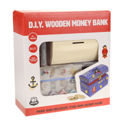 Wooden craft kits - Moneybank