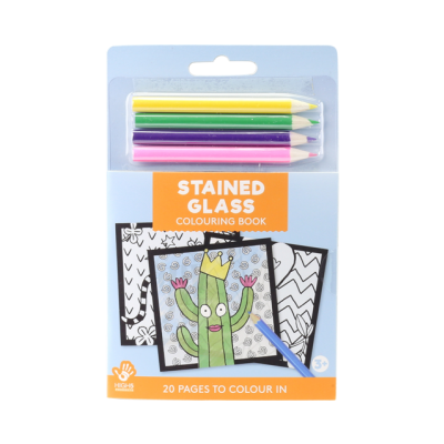 Stained Glass colouring book