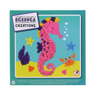Scrunch Art - Seahorse