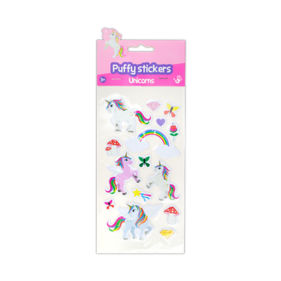 Puffy Stickers - Unicorn