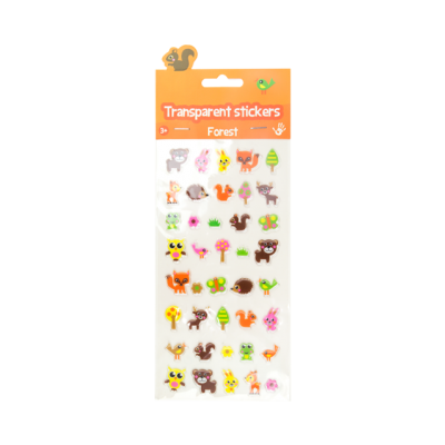 Transparent stickers - Forest