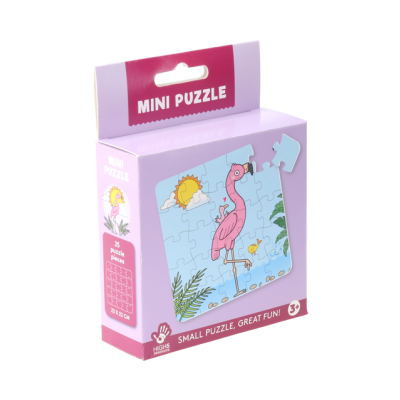 Mini Puzzle - Flamingo